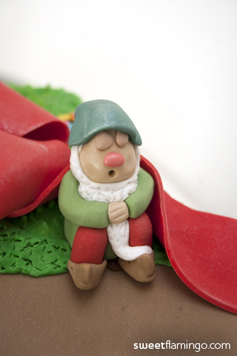 Snow White & the 7 Dwarfs Birthday Cake - Sleepy