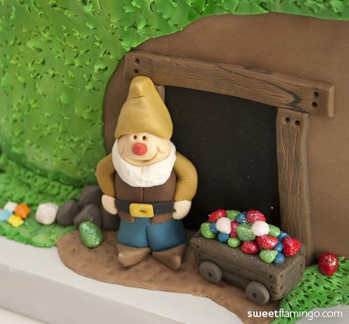Snow White & the 7 Dwarfs Birthday Cake - Happy