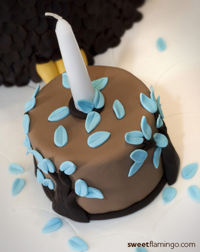 Owl 1st Birthday Smash Cake