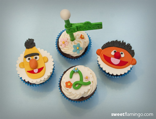 Bert & Ernie Cupcakes