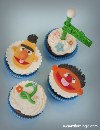 Bert & Ernie Cupcakes