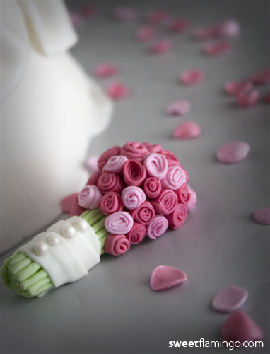 Bridal Shower Cake - Rose Bouquet
