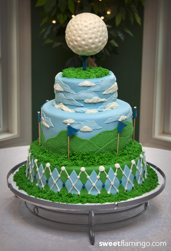 Golf Groom's Cake