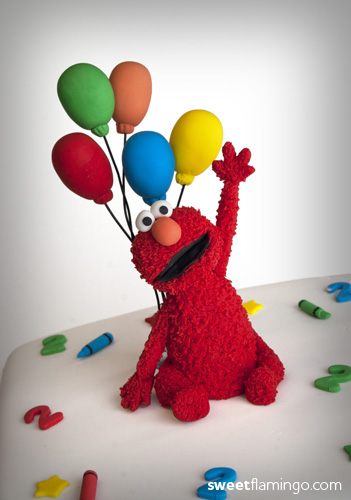 Elmo Birthday Cake