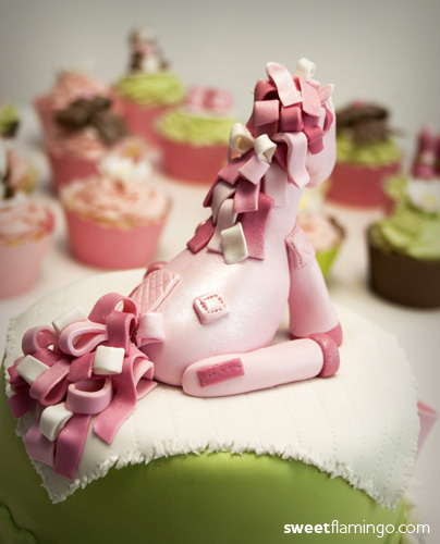 Pink Stuffed Horse - Back