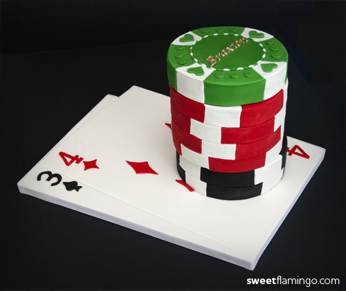 Poker Chip Cake - 2