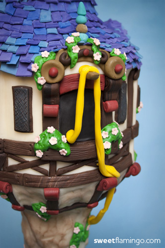 Tangled Tower Cake - Repunzel's Hair