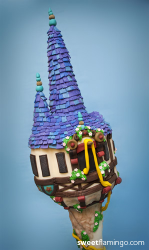 Repunzel's Tower Cake
