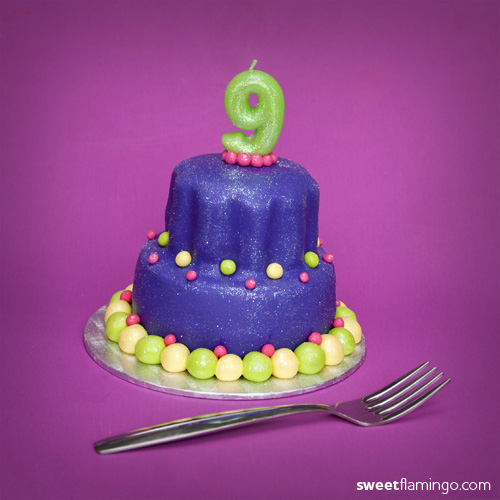 9th Birthday Mini Cake