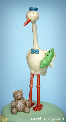 Stork, Pea Pod, & Teddy Bear